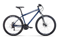 Велосипед Forward Sporting 27,5 3.0 Disc 2021 19" сине-серый