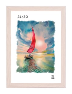 Фоторамка Zebra МДФ цвета слоновая кость 102 Зебра