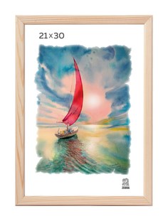 Фоторамка Zebra деревянная натурального цвета 1300 Зебра