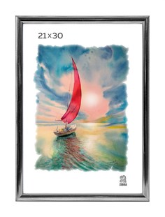 Фоторамка Zebra пластиковая цвета серебро 513 Зебра