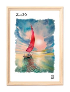 Фоторамка Zebra деревянная натурального цвета 1700 Зебра