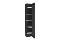 Стеллаж Hoff 80319399 44,1х45,6х209,2 см, белый/черный