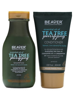 Дорожный набор BEAVER на основе масла австралийского чайного дерева и масла перечной мяты
