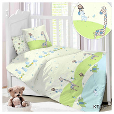 Детское постельное белье ясельное сатин Сафари 210377 Baby Time