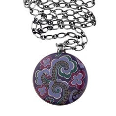 Колье из бижутерного сплава/бронзы с эмалью 55 см Clara Bijoux B73844.85 V