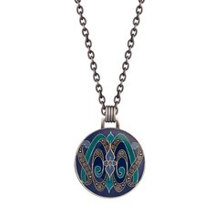 Колье из бижутерного сплава с эмалью 50 см Clara Bijoux B44186-16 BL