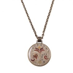 Колье из бижутерного сплава/бронзы с эмалью 50 см Clara Bijoux B64097-7A BR