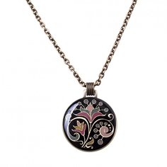 Колье из бижутерного сплава/бронзы с эмалью 50 см Clara Bijoux B64095-5 A BR