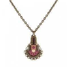 Колье из бижутерного сплава с эмалью 50 см Clara Bijoux B30604-14 R