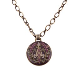 Колье из бижутерного сплава/бронзы с эмалью 50 см Clara Bijoux B44183.3 V CGM