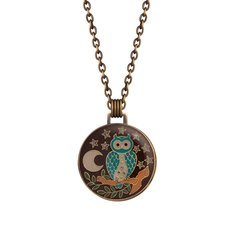 Колье из бижутерного сплава с эмалью 55 см Clara Bijoux B26111-21 BR