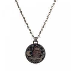 Колье из бижутерного сплава с эмалью 55 см Clara Bijoux B26118-18 BW