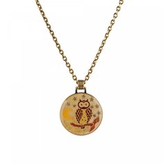 Колье из бижутерного сплава с эмалью 55 см Clara Bijoux B26116-16 R