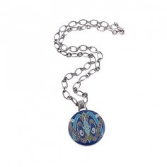 Колье из металла с эмалью 50 см Clara Bijoux B44182.2.CGM BL