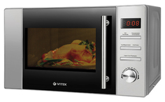 Микроволновая печь с грилем VITEK VT-1652 SR silver/black