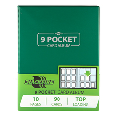 Альбом Для Кки Blackfire 9 Pocket Card Album - Green