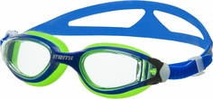 Очки для плавания Atemi B601 синие/салатовые