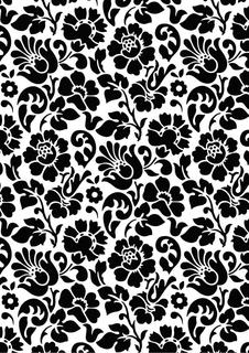 Пленка самоклеющаяся D-C-fix 3098-200 Декор узор цветы черный 15х0.45м