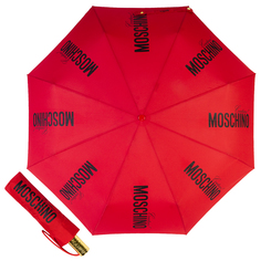 Зонт женский MOSCHINO 8730-OCС Gold Red