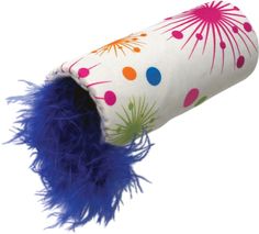 Игрушка-пищалка для кошек KONG Wrangler Chirpz текстиль, разноцветный, 20 см