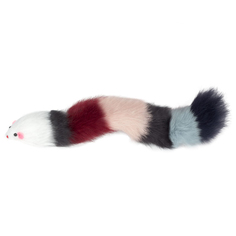 Погремушка для кошек Triol Мышь, натуральный мех, разноцветный, 30.5 см