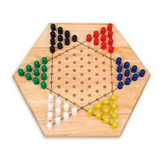 Настольная игра Viga Китайские шашки, дерево 56143