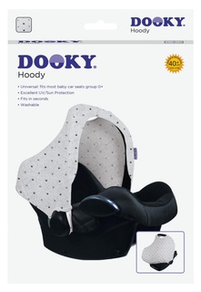 Капюшон для автокресла Хplorys Dooky hoody цв. light grey crowns