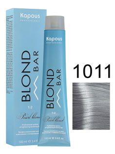 Крем-краска KAPOUS PROFESSIONAL BLOND BAR серебристый пепельный 1011 100 мл