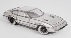 Скульптура-автомобиль CompGallery "Jaguar E Type", металл, 23 см/TML006
