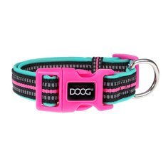 Ошейник для собак DOOG DOOG, разноцветный, M, 23-34см