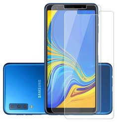 Защитное стекло (без рамки) Full Glue для Samsung Galaxy A7 2017, прозрачное Inaks