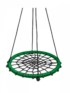 Качели-гнездо подвесные FUNNY-FLIGHT зеленый, 100 см