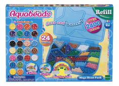 Большой Набор ювелирных и жемчужных бусин Мега с палитрой Aqua Beads 79638 Aquabeads