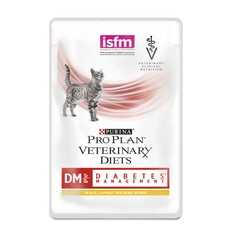 Влажный корм для кошек Pro Plan Veterinary Diets Diabetic Management, курица, 85г