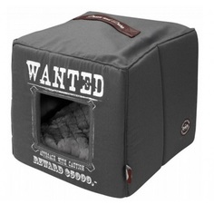 Домик для кошек Ebi Wanted, серый, 40x40x40см