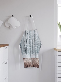 Фартук кухонный регулируемый "Снежная пена", универсальный размер Joy Arty