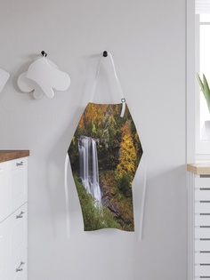 Фартук кухонный регулируемый "Золотой водопад", универсальный размер Joy Arty