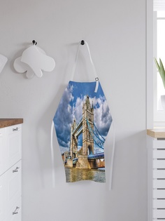 Фартук кухонный регулируемый "Лондонские облака", универсальный размер Joy Arty