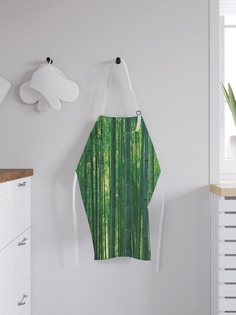 Фартук кухонный регулируемый "Лесной бамбук", универсальный размер Joy Arty