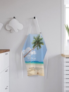 Фартук кухонный регулируемый "Экзотические качели", универсальный размер Joy Arty