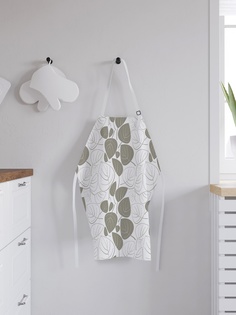 Фартук кухонный регулируемый "Воздушные листья", универсальный размер Joy Arty