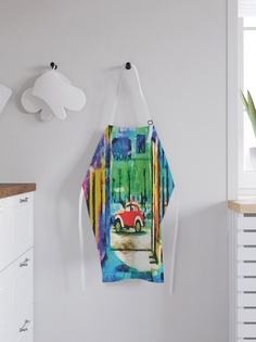 Фартук кухонный регулируемый "Выход в зиму", универсальный размер Joy Arty