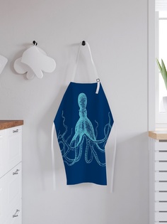 Фартук кухонный регулируемый "Призрачный осьминог", универсальный размер Joy Arty
