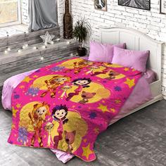 Покрывало стеганое "Непоседа" 145х200 "МУЛЬТ" Девчонки 16303 Тейковский ХБК