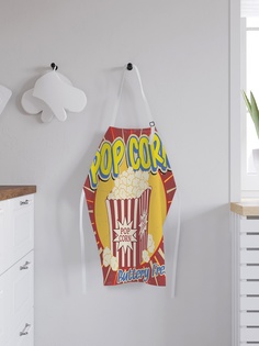 Фартук кухонный регулируемый "Свежий попкорн", универсальный размер Joy Arty