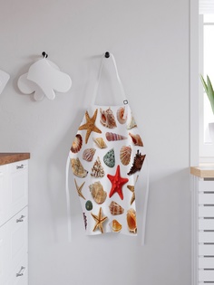 Фартук кухонный регулируемый "Сувениры с моря", универсальный размер Joy Arty
