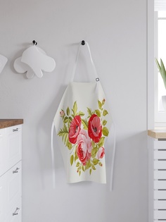 Фартук кухонный регулируемый "Стена из роз", универсальный размер Joy Arty