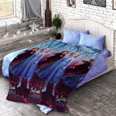 Покрывало стеганое "Непоседа" 145х200 "Холодное сердце" Путешествие на север 16235-1 Тейковский ХБК