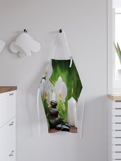 Фартук кухонный регулируемый "Каменная пирамида", универсальный размер Joy Arty