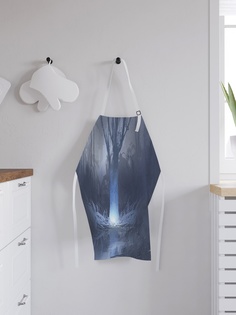 Фартук кухонный регулируемый "Дерево со светящимся корнем", универсальный размер Joy Arty